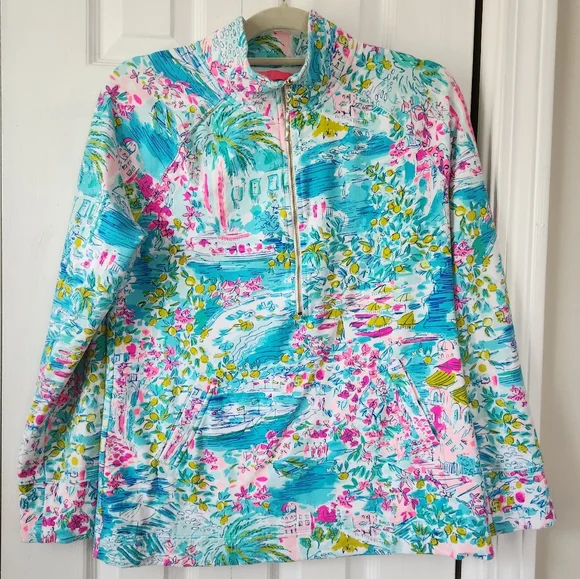 Lilly Pulitzer Skipper Popover UPF 50+ - Picture 2 of 8